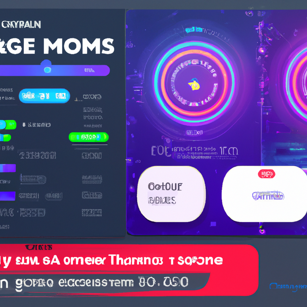 Creator overlay mock with HUD badges and live stats